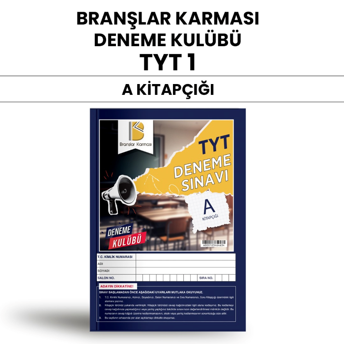 BRANŞLAR KRM TYT DENEME KULÜBÜ SNV 1-A - 24-25